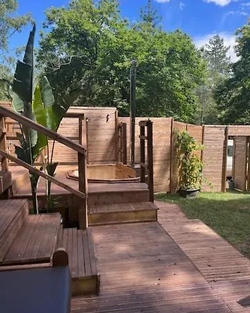Roulotte Avec Bain Nordique Ecommoy