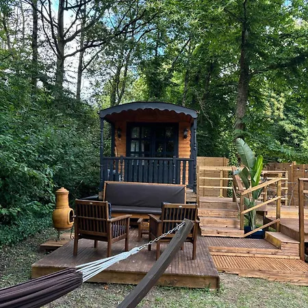 Camping Roulotte Avec Bain Nordique Ecommoy